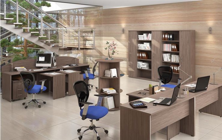 Офисный набор мебели IMAGO четыре рабочих места, стол для переговоров в Ставрополе - изображение 6